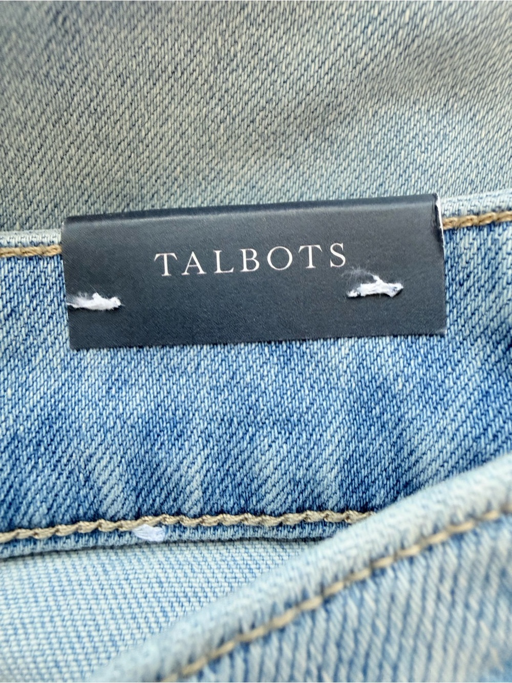 Talbots Relaxed Barrel Jean Denim Ankle Length High Waist Women's 14 Petite. NWT - Picture 12 of 14